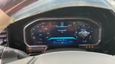 026 Chevrolet Silverado High Country Midnight Edition 3.0L digital instrument cluster and steering wheel