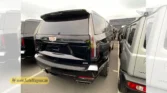 2026 Cadillac Escalade ESV rear three-quarter exterior view showing taillights and liftgate