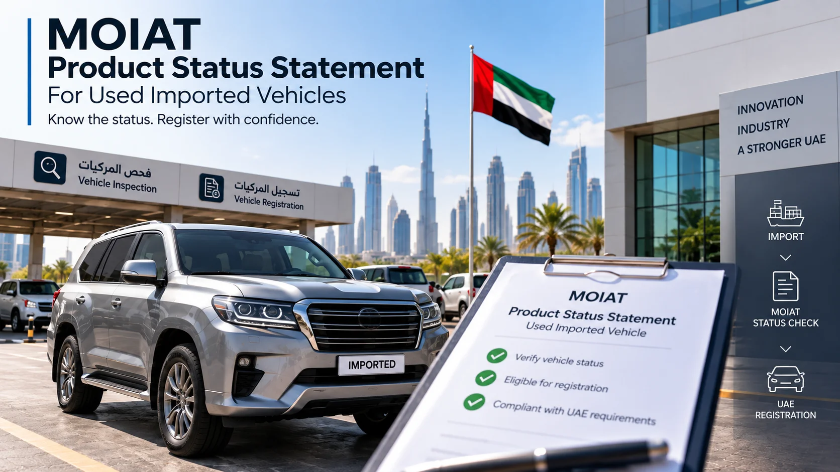 MOIAT Product Status Statement for Used Imported Cars: What It Means and How to Get One